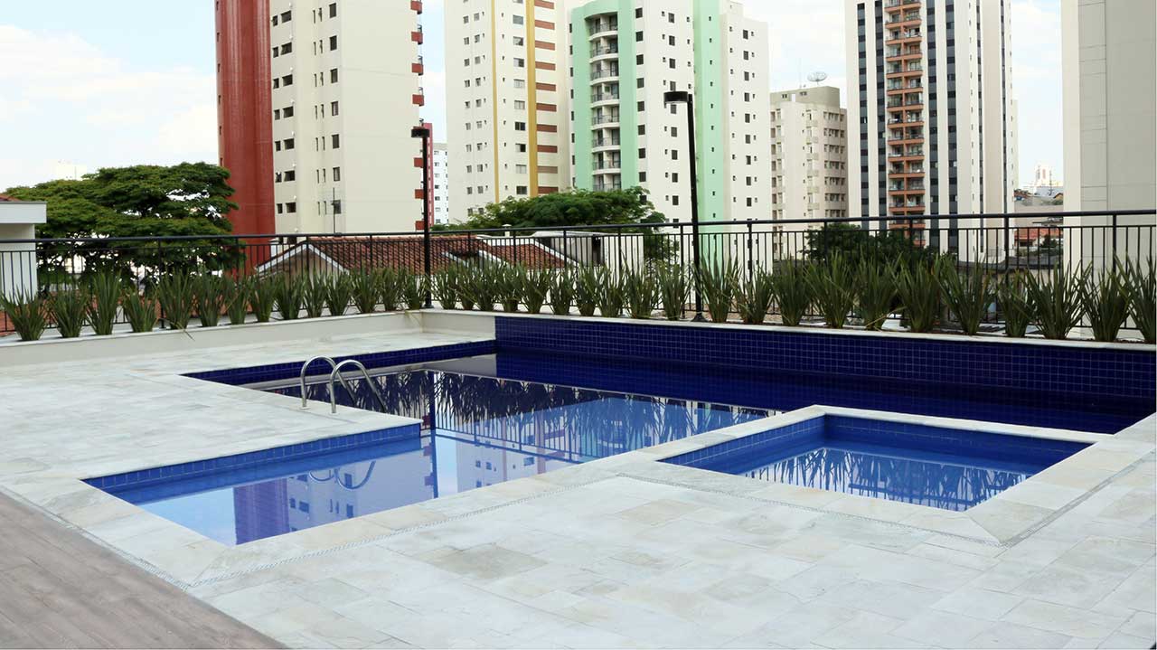 Foto Piscina Ed. Montpellier  - RAS Engenharia e construções LTDA.